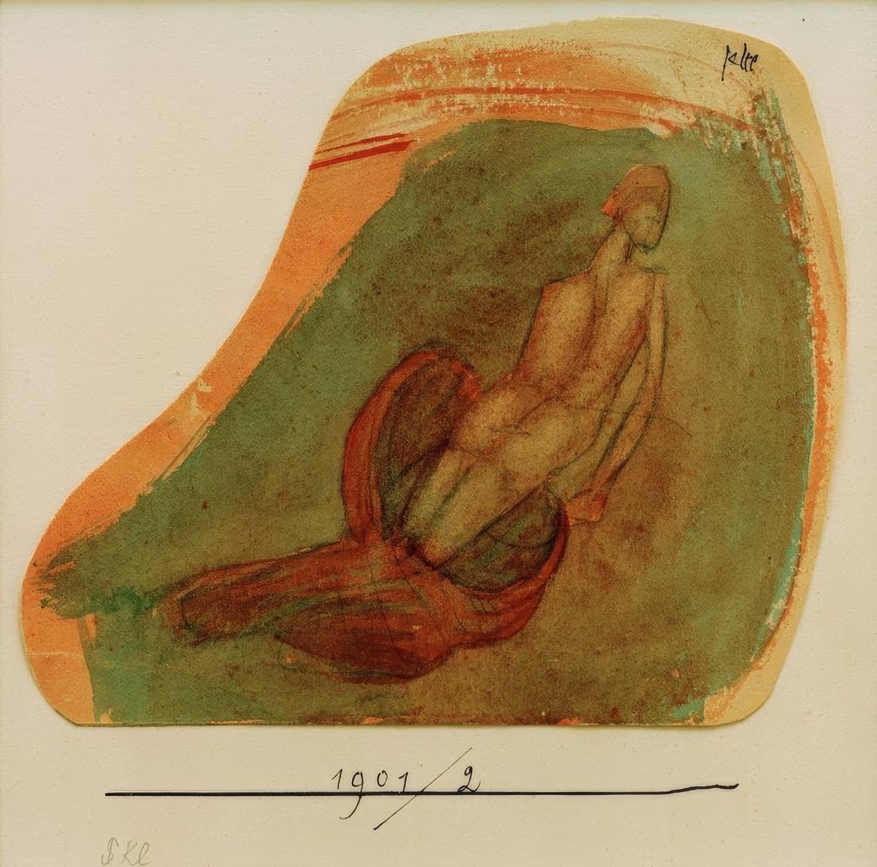 Grazia fluttuante (in stile pompeiano) da Paul Klee