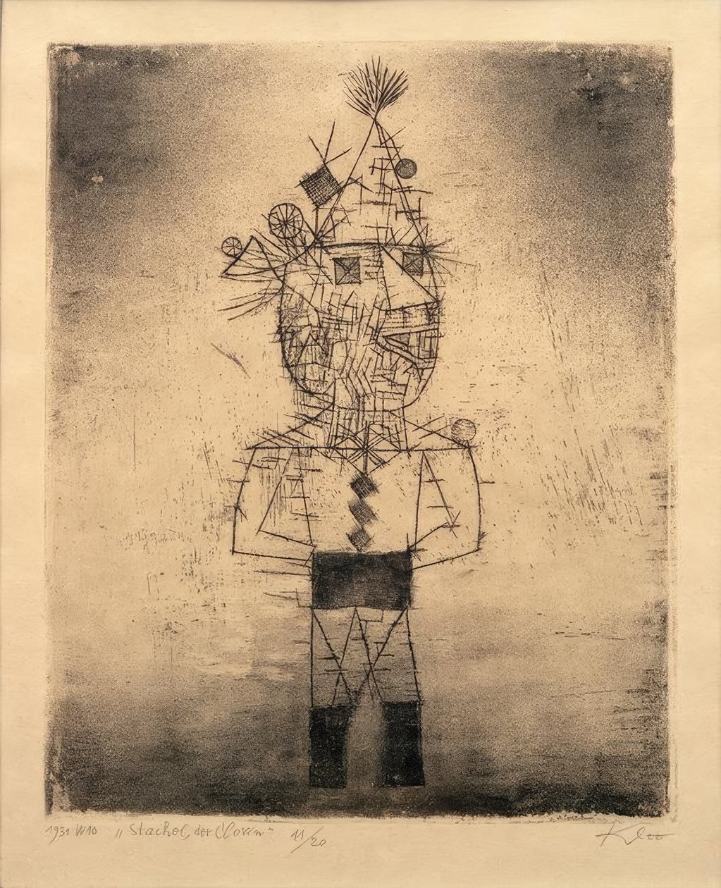 Stachel il clown da Paul Klee