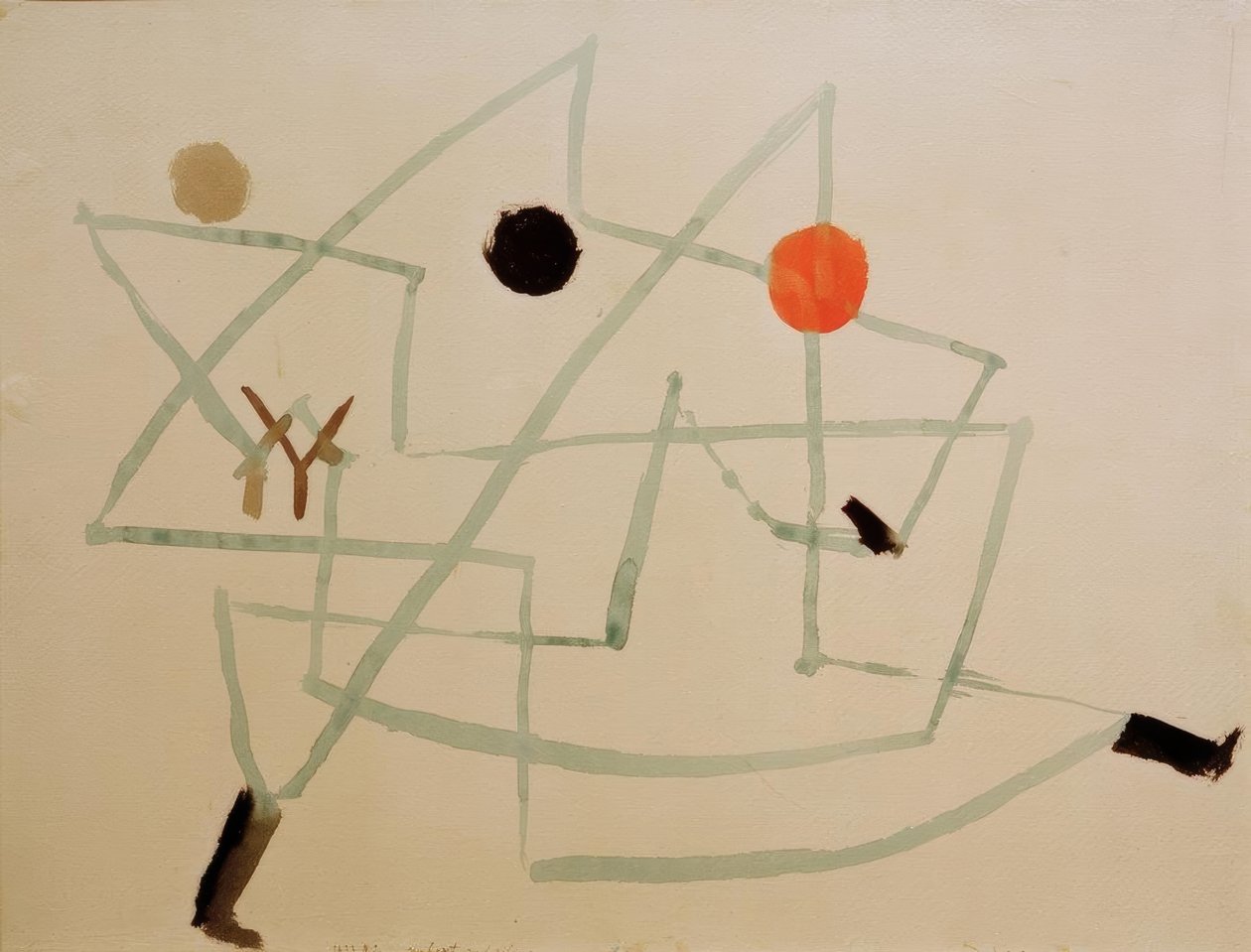 Stregato e frettoloso da Paul Klee