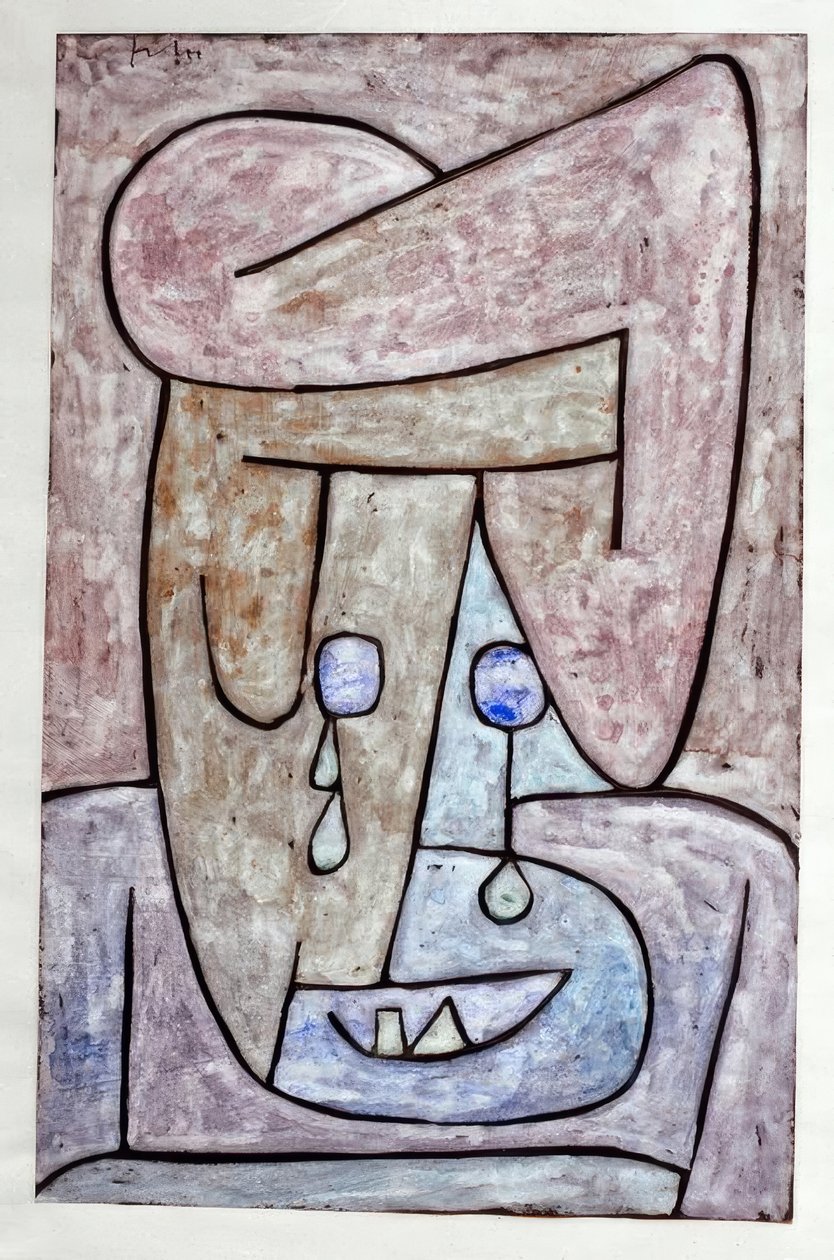 Donna che piange da Paul Klee