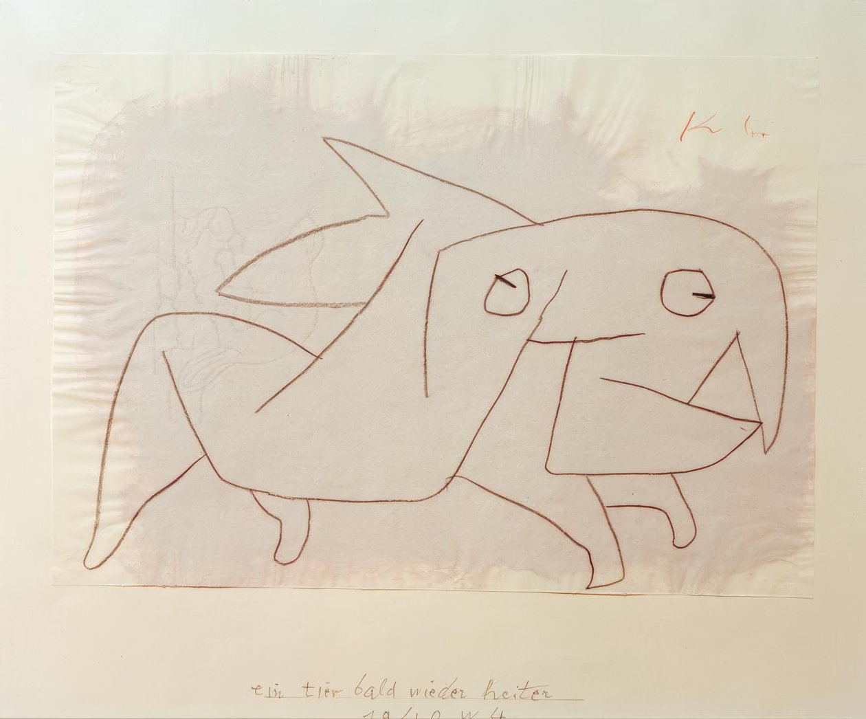 un animale presto di nuovo allegro da Paul Klee
