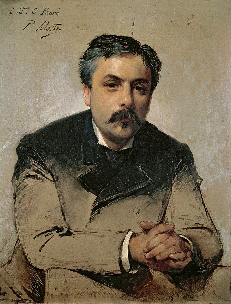 Ritratto di Gabriel Faure (1845-1924) da Paul Mathey