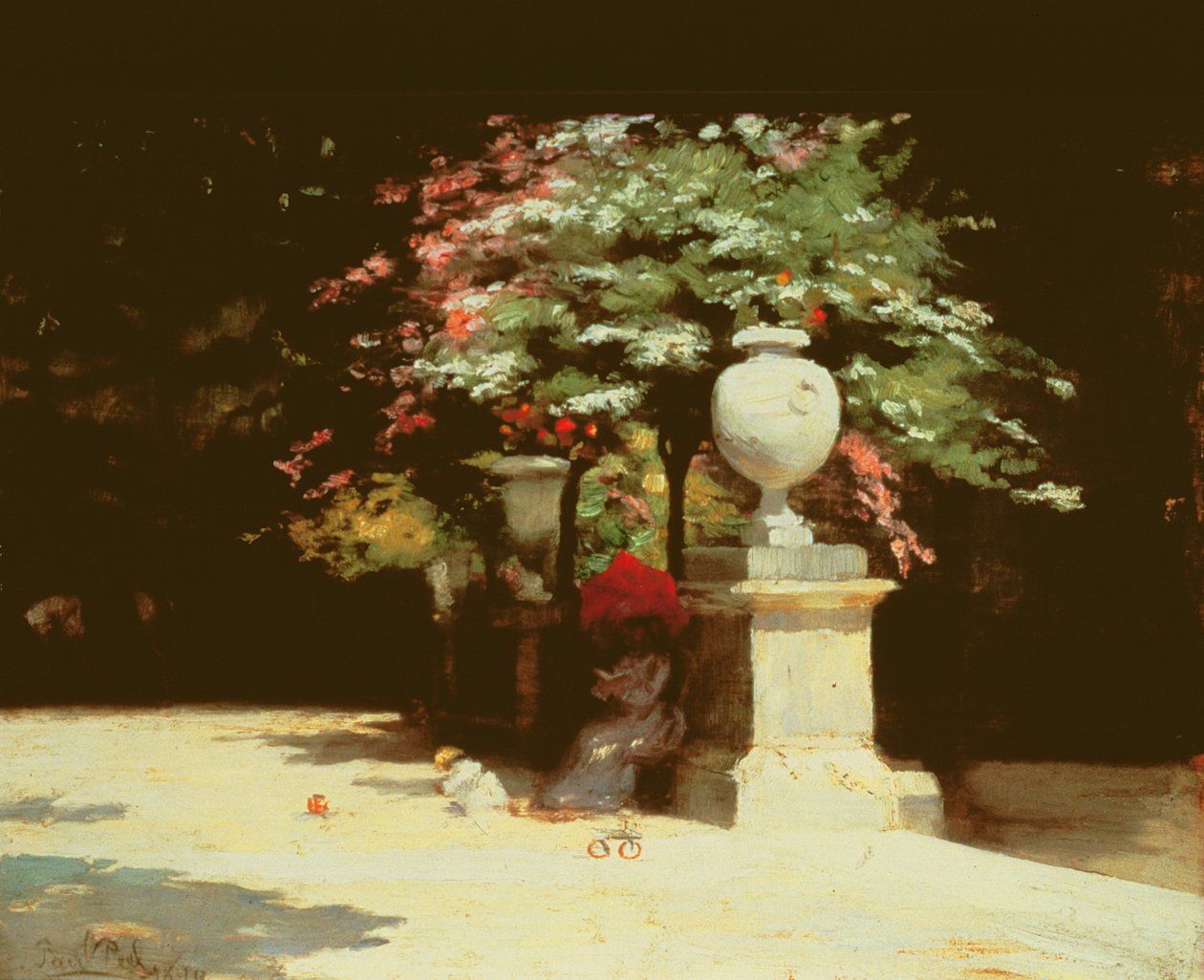I Giardini del Lussemburgo, 1890 da Paul Peel