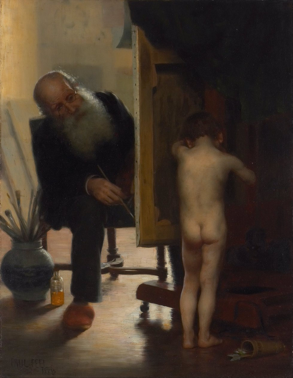 Il modello stanco da Paul Peel