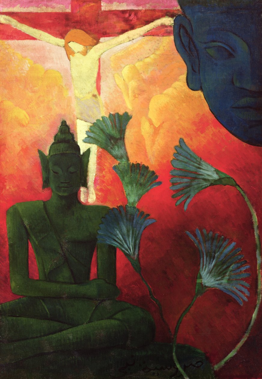 Cristo e Buddha, c.1890-1892 da Paul Elie Ranson