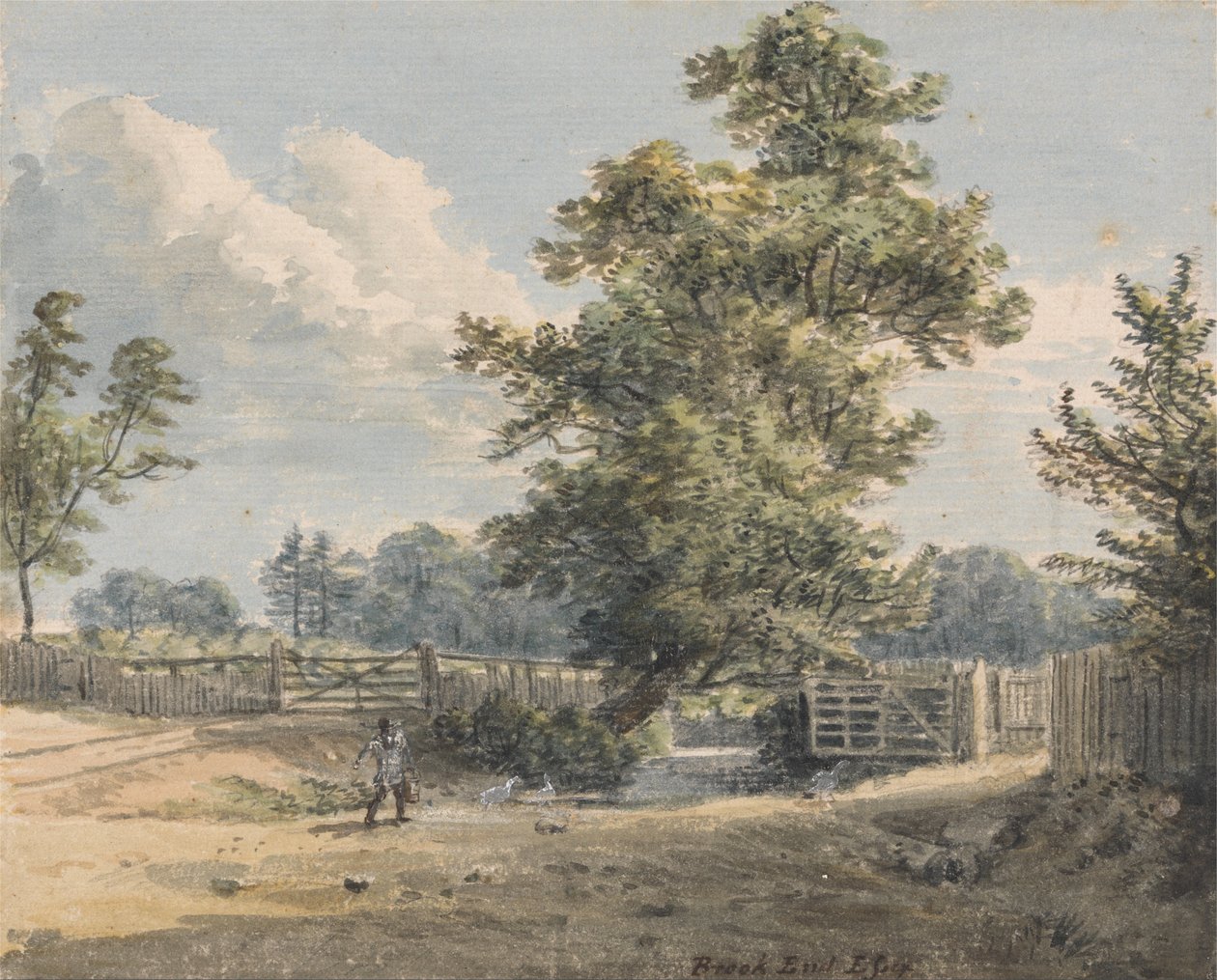 Brook End, Essex da Paul Sandby