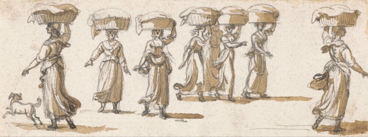 Lavandaie da Paul Sandby