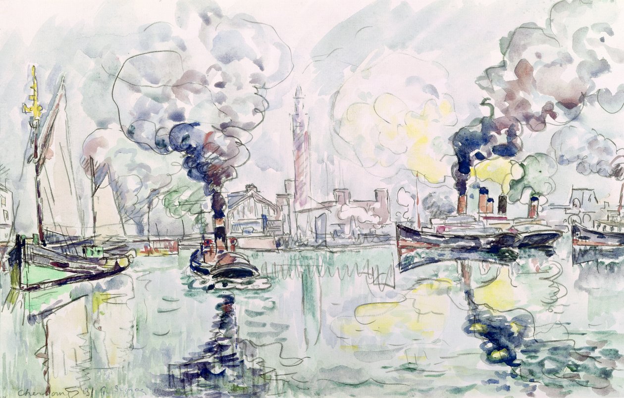 Cherbourg, 1931 da Paul Signac