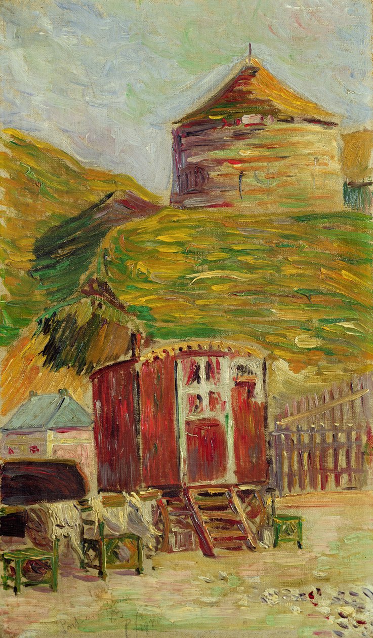 Zingari a Port-en-Bessin, 1883 da Paul Signac