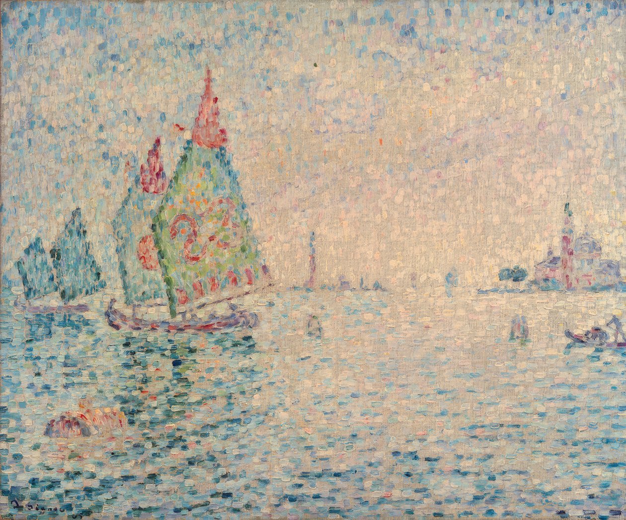 Le isole della laguna (Venezia) da Paul Signac