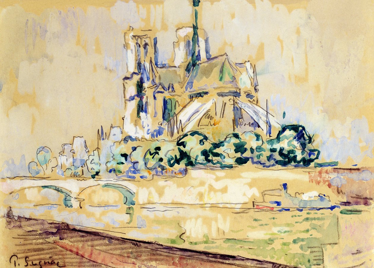 Notre Dame, 1885 da Paul Signac