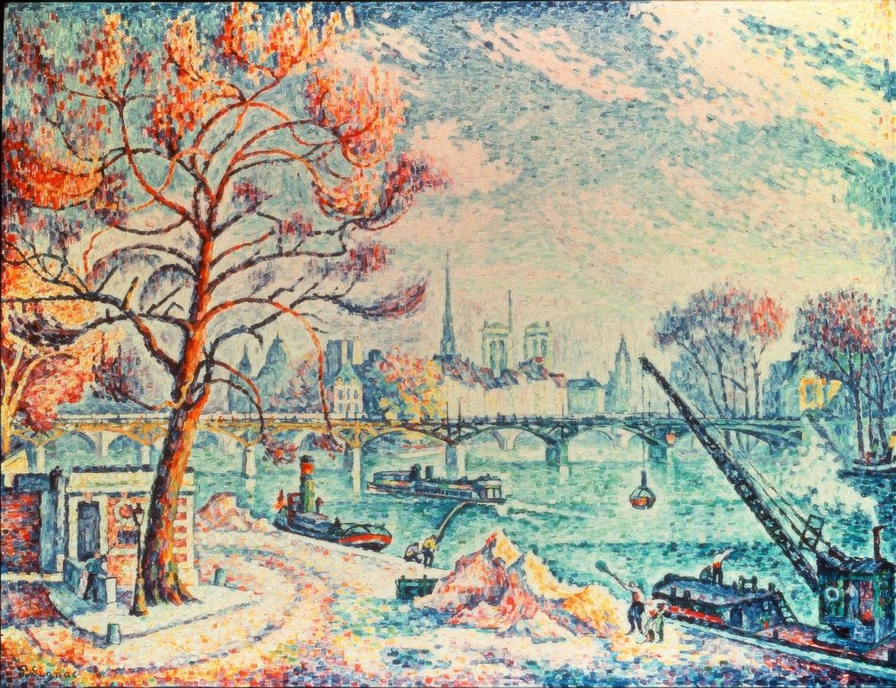 Parigi, il Pont des Arts da Paul Signac