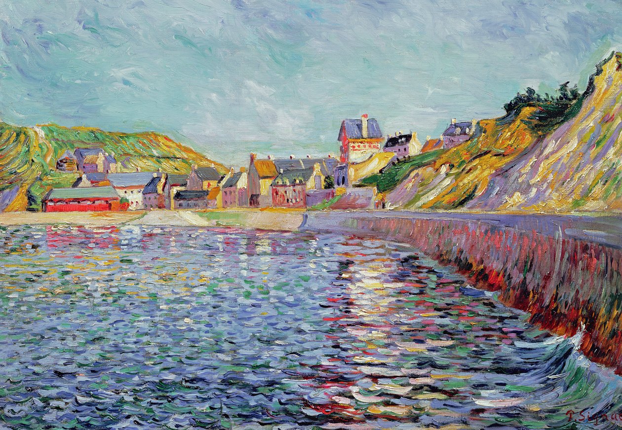 Port-en-Bessin, Calvados, c.1884 da Paul Signac