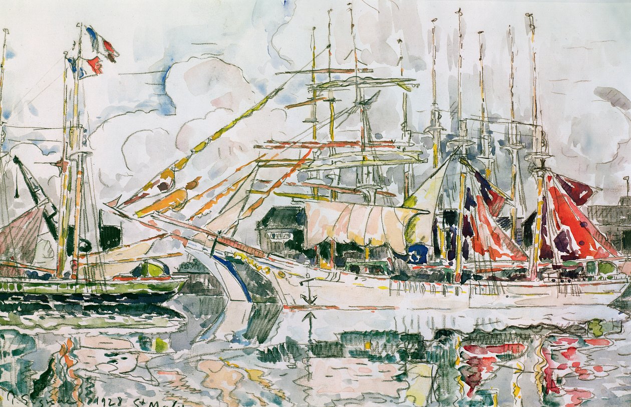 Saint-Malo, 1928 da Paul Signac
