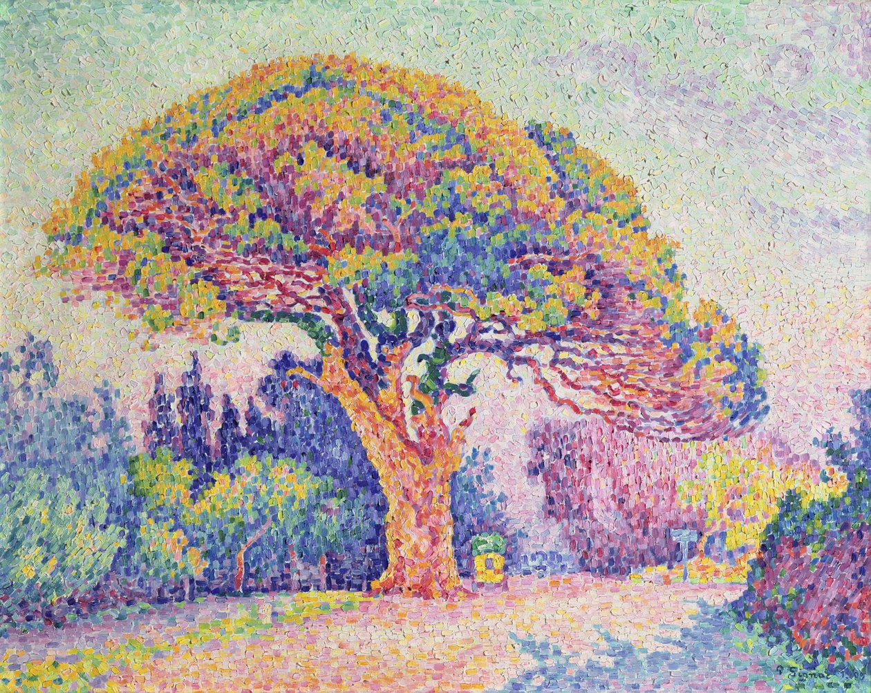 Il pino a St. Tropez, 1909 da Paul Signac