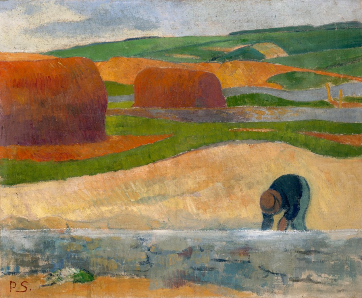 Raccoglitrice di alghe da Paul Sérusier