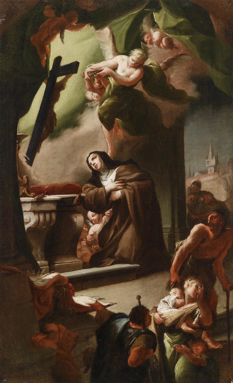 La visione di Santa Elisabetta di Turingia da Paul Troger