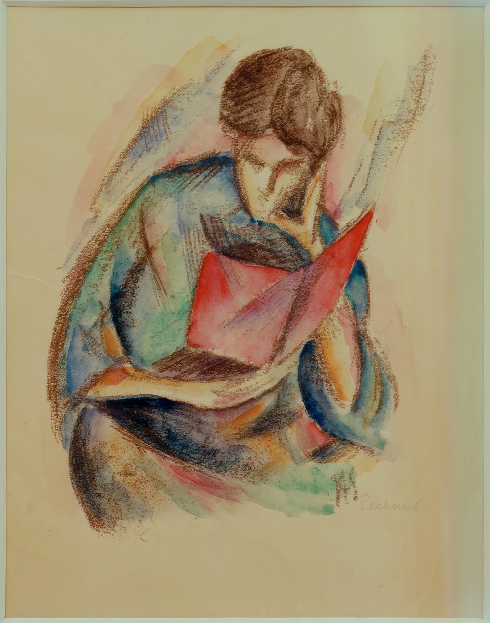 Donna che legge da Paul Adolf Seehaus