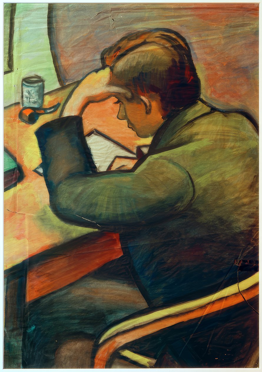 Ritratto (Hans Simsa) da Paul Adolf Seehaus