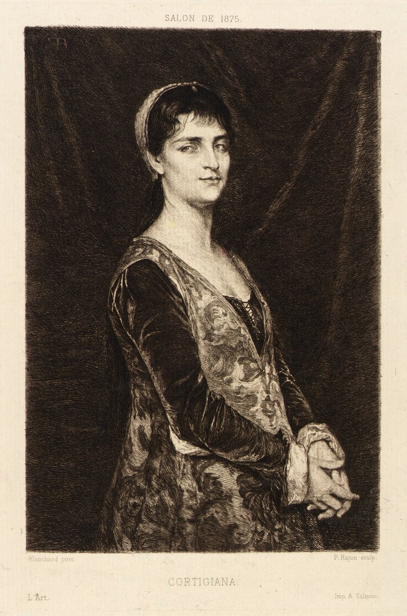 Cortigiana da Paul Adolphe Rajon