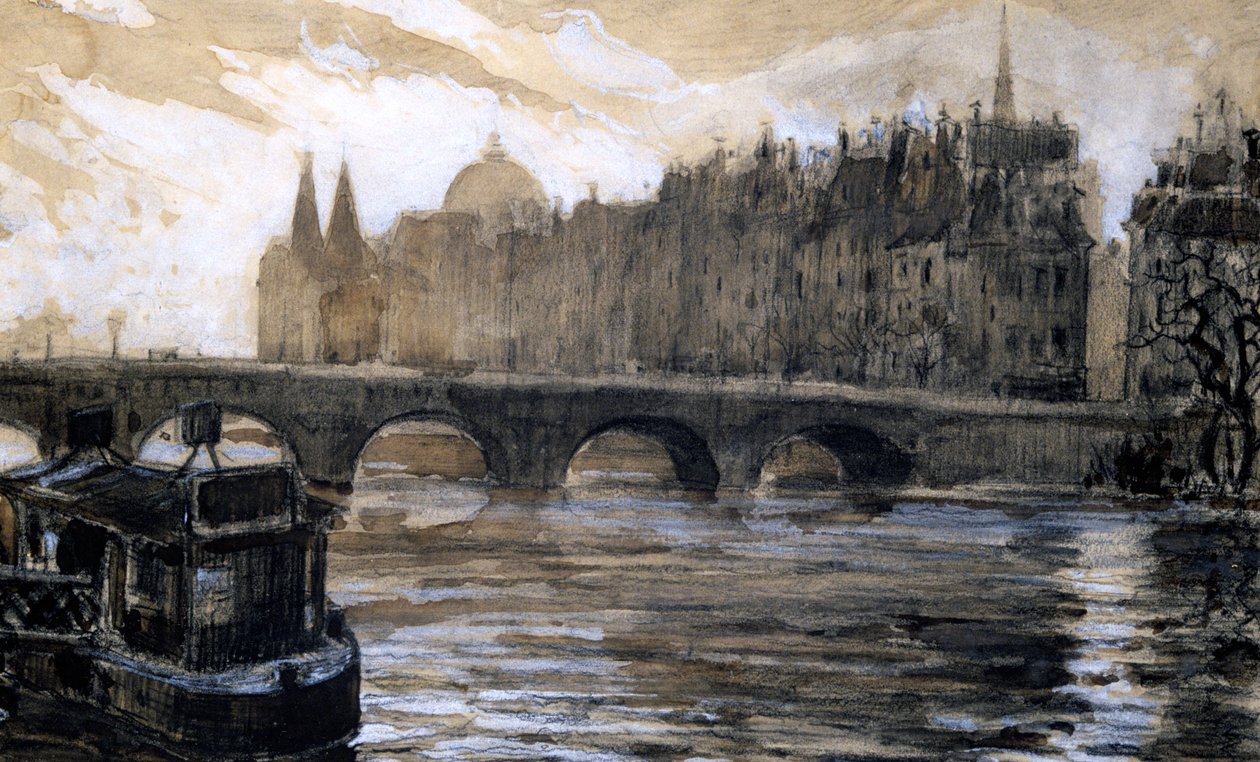 Fiume Senna a Parigi da Paul Ambroise Valery