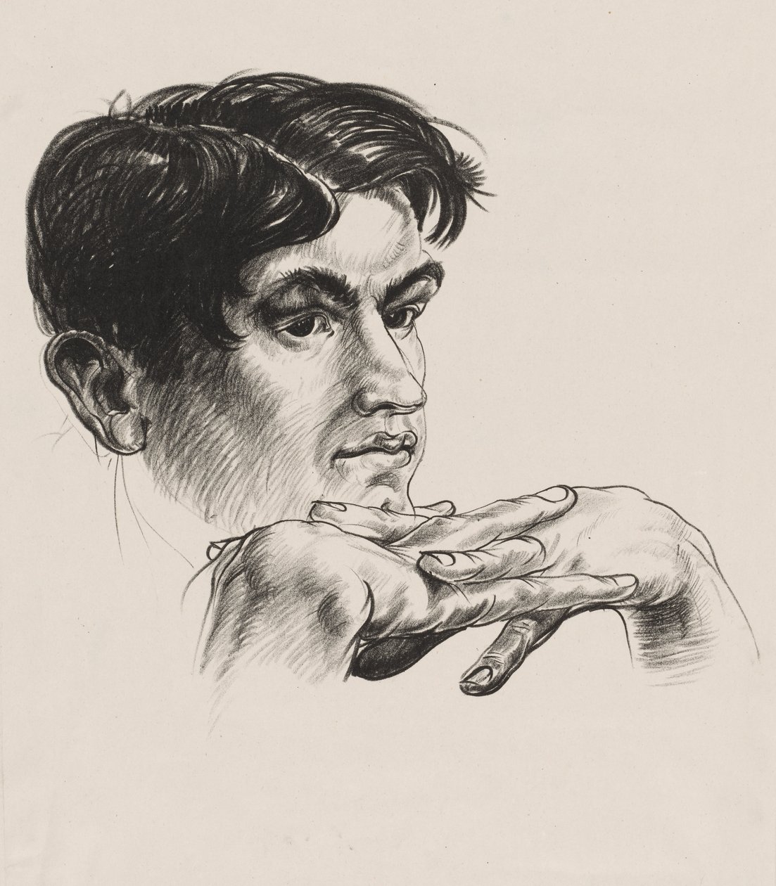 Testa di uomo da Paul B. Travis