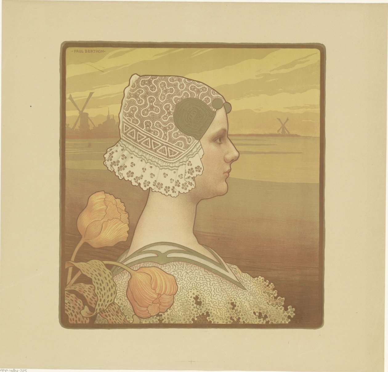 Ritratto di Wilhelmina, regina dei Paesi Bassi da Paul Berthon