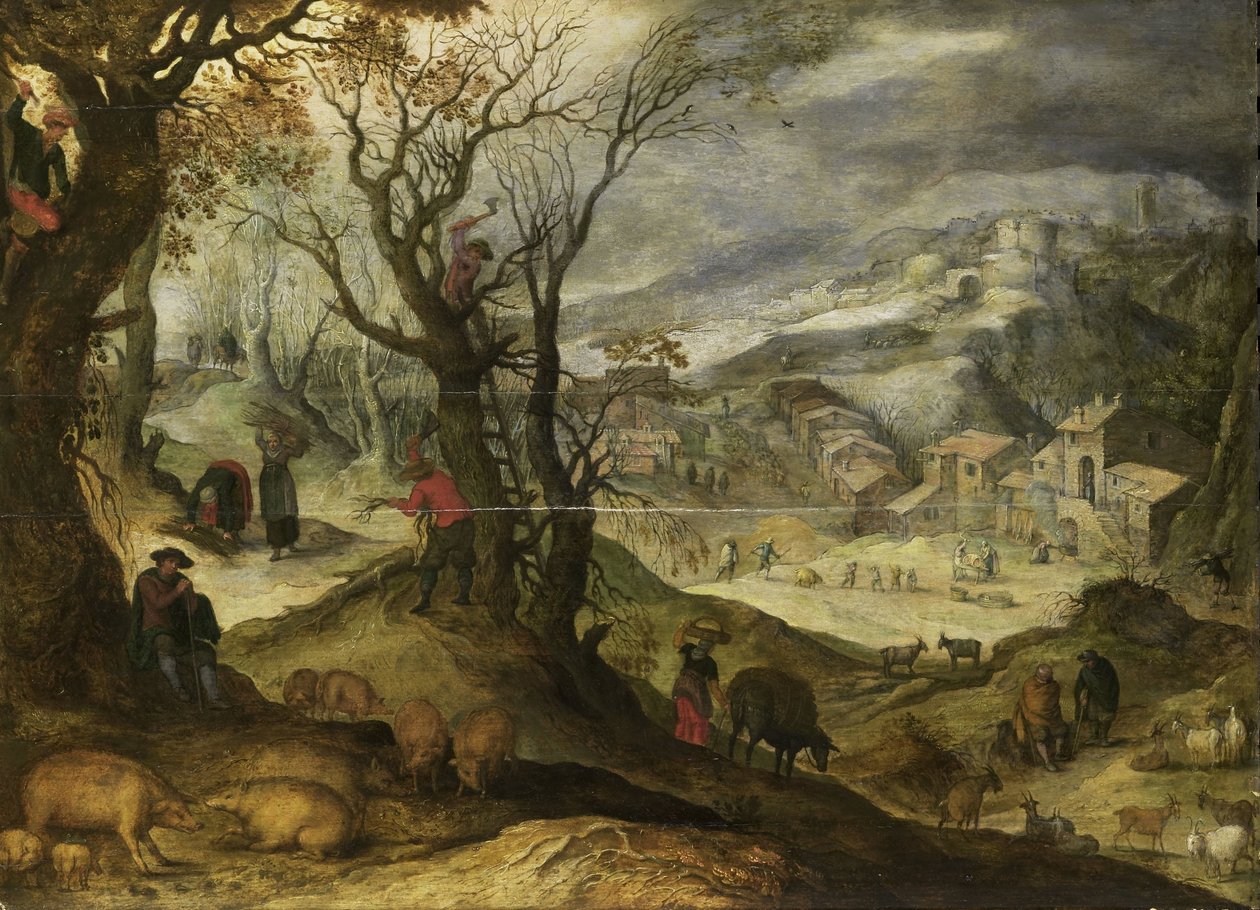 Paesaggio invernale da Paul Bril (copy after)