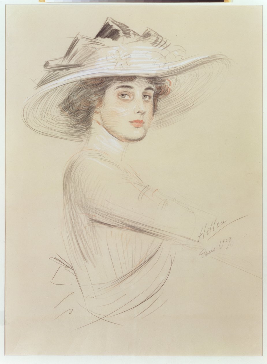 Ritratto di una donna, 1909 da Paul Cesar Helleu