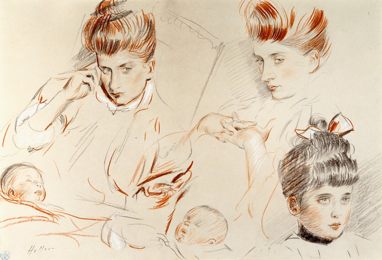 Schizzi di Mme da Paul Cesar Helleu