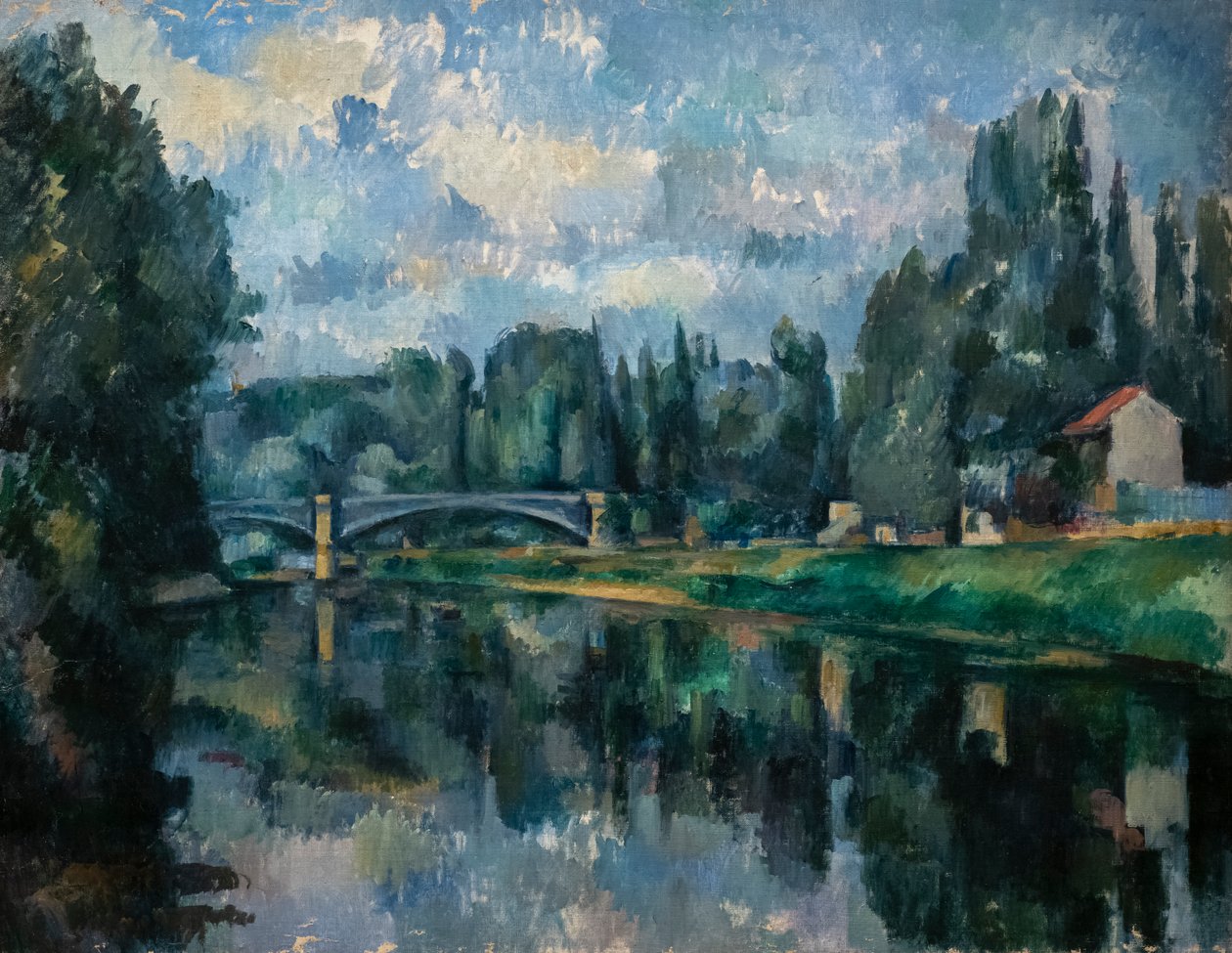 Sponde della Marna da Paul Cézanne