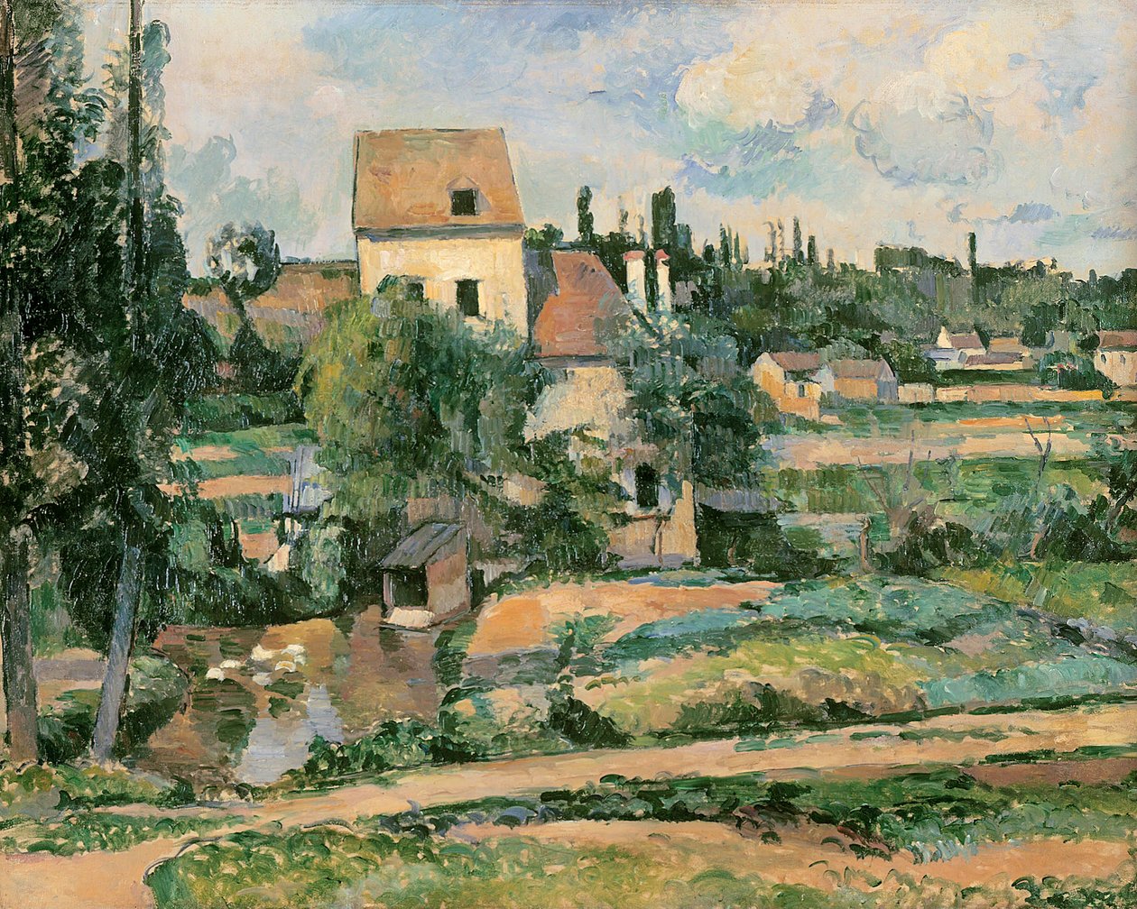 Moulin de la Couleuvre a Pontoise da Paul Cézanne