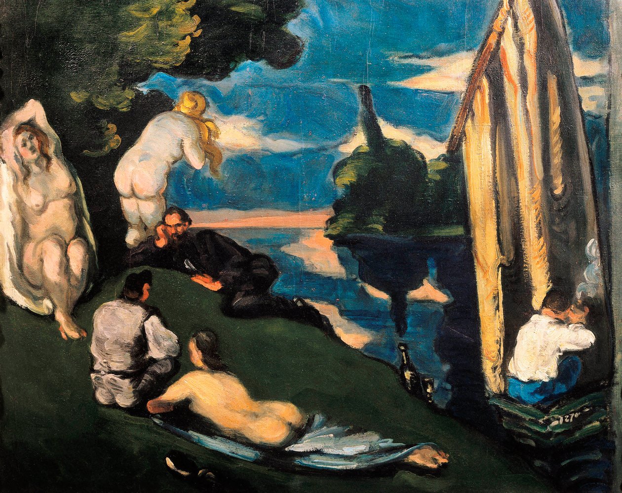 Pastorale, o Idillio da Paul Cézanne