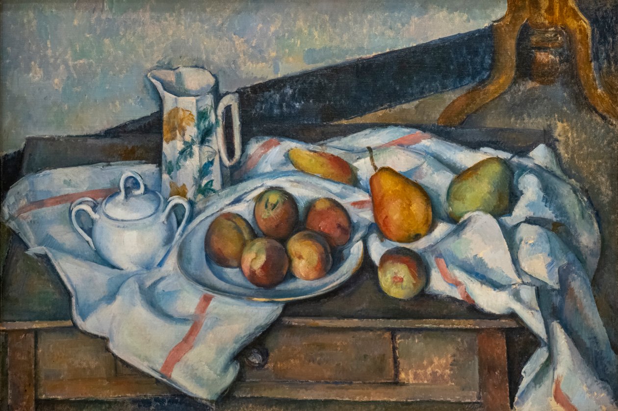 Pesche e pere da Paul Cézanne