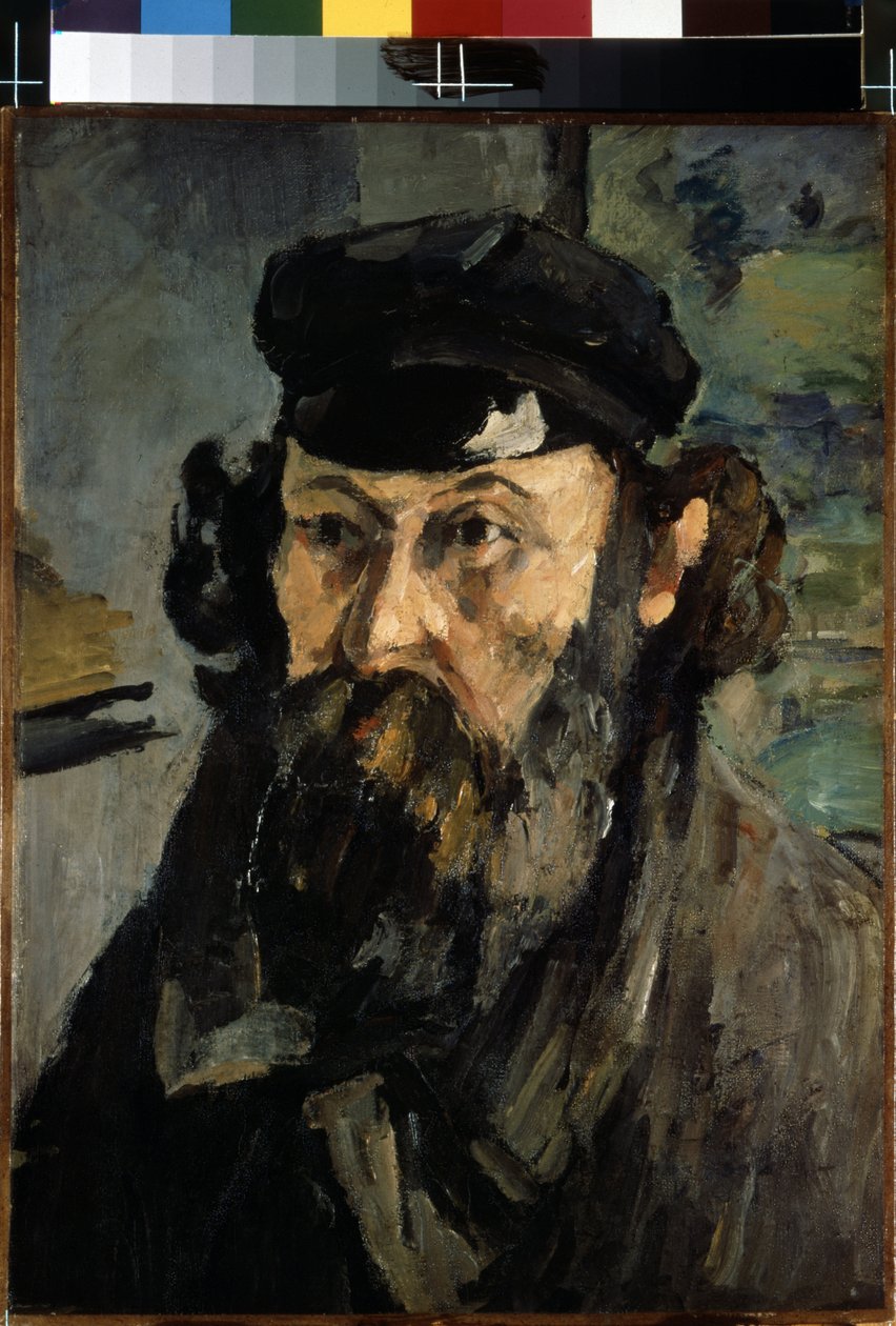 Autoritratto con cappello da Paul Cézanne