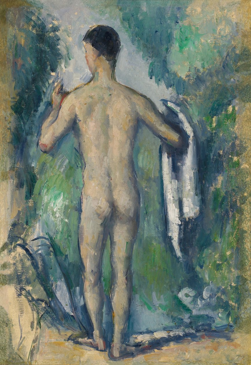 Bagnante in Piedi, Vista da Dietro da Paul Cézanne