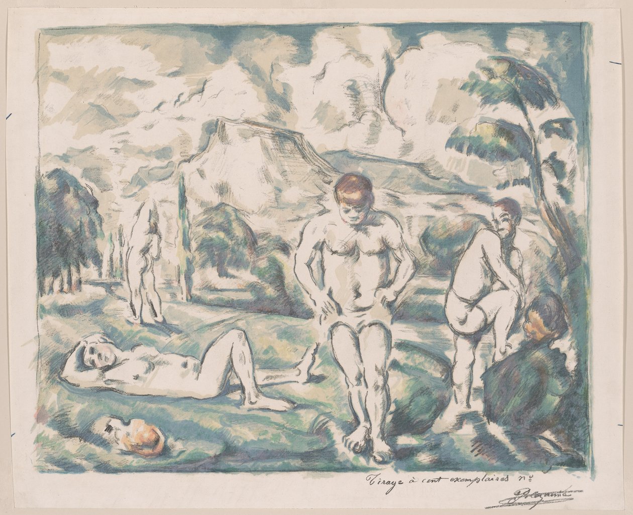 Bagnanti da Paul Cézanne
