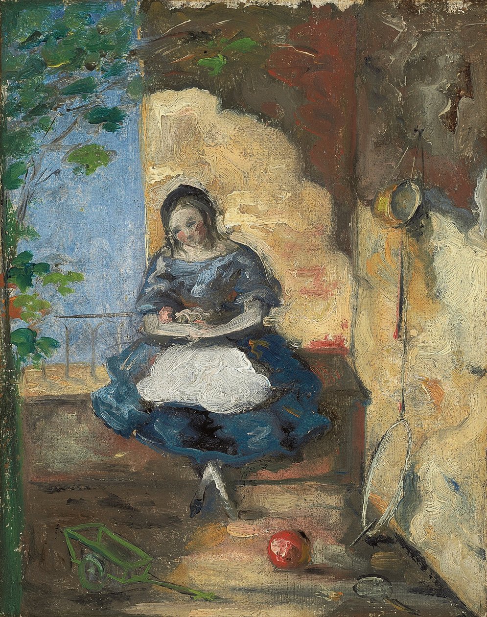 Ragazza; Fillette, 1872-3 da Paul Cézanne
