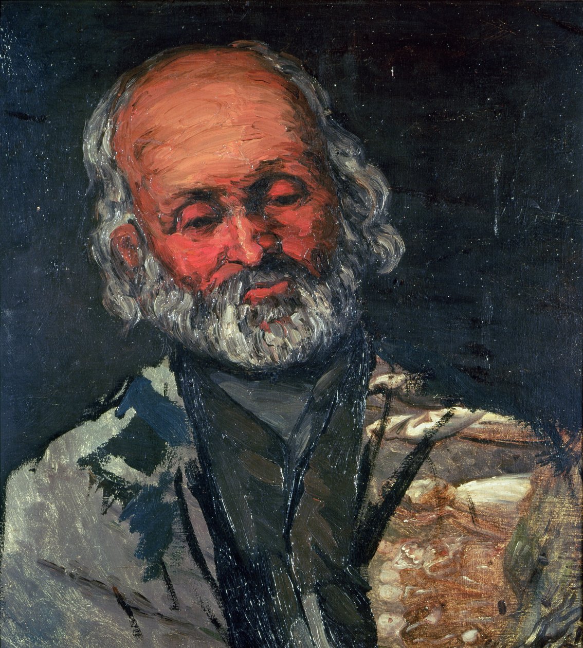 Testa di un vecchio, c.1866 da Paul Cézanne