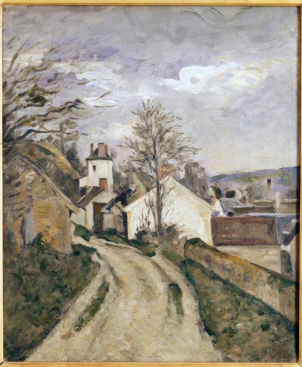 La casa del dottor Gachet ad Auvers da Paul Cézanne