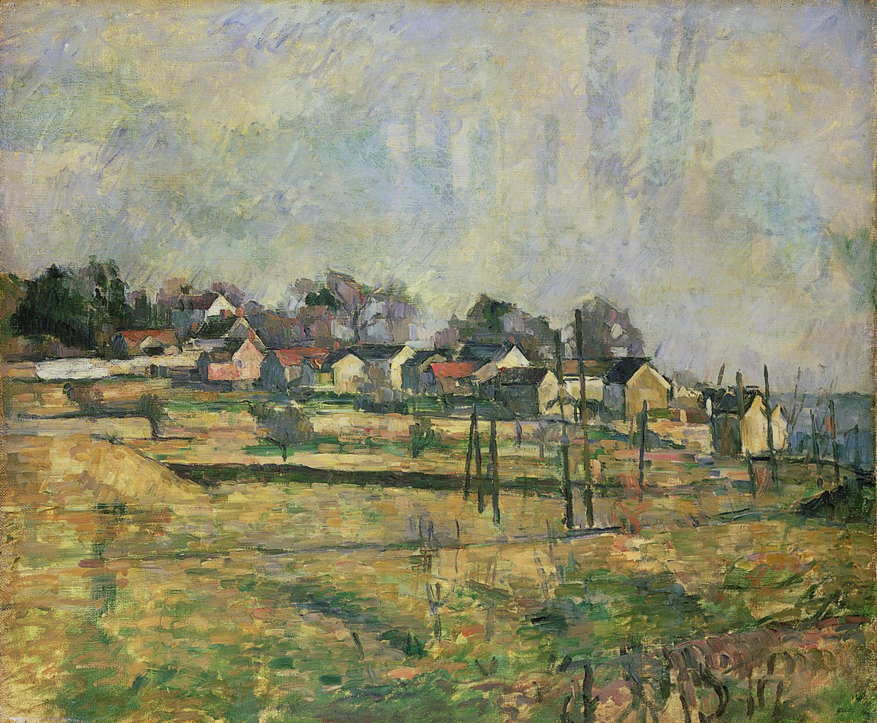 Paesaggio, c.1873-77 da Paul Cézanne
