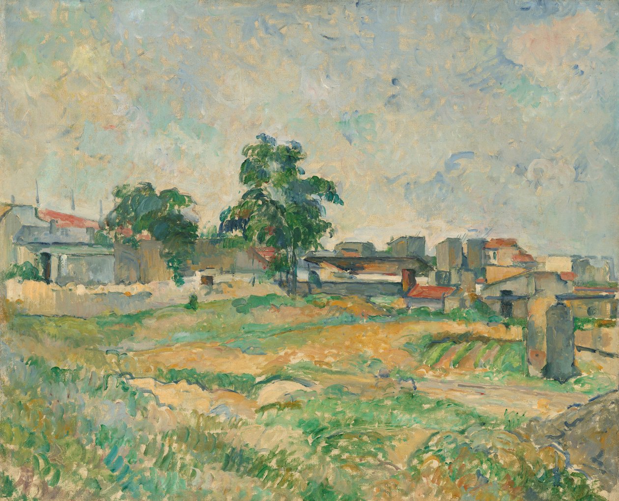 Paesaggio vicino a Parigi da Paul Cézanne