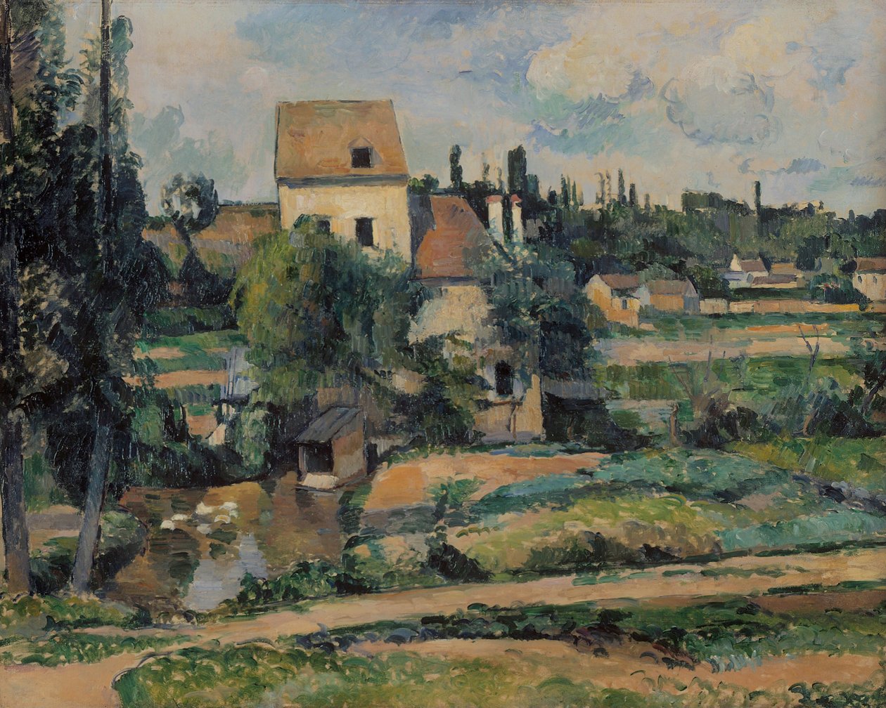 Il mulino sulla Couleuvre a Pontoise da Paul Cézanne