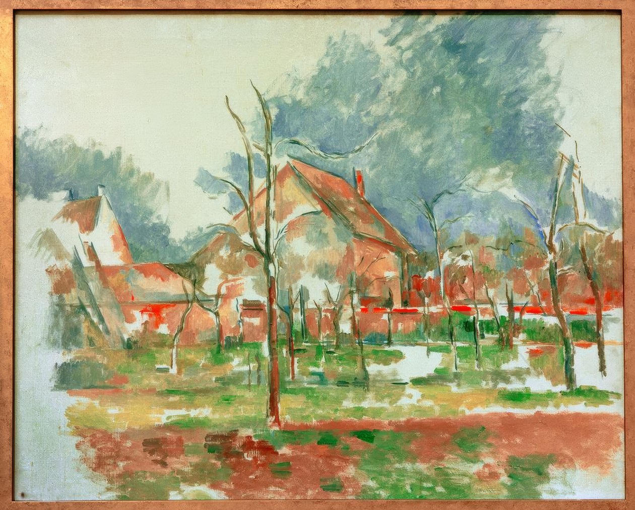 Paesaggio invernale – Giverny da Paul Cézanne