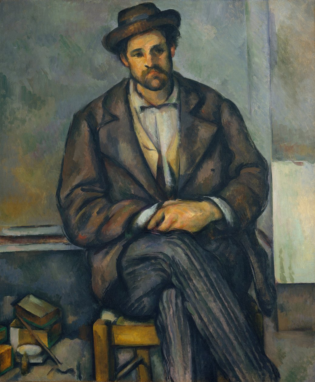 Contadino seduto da Paul Cézanne