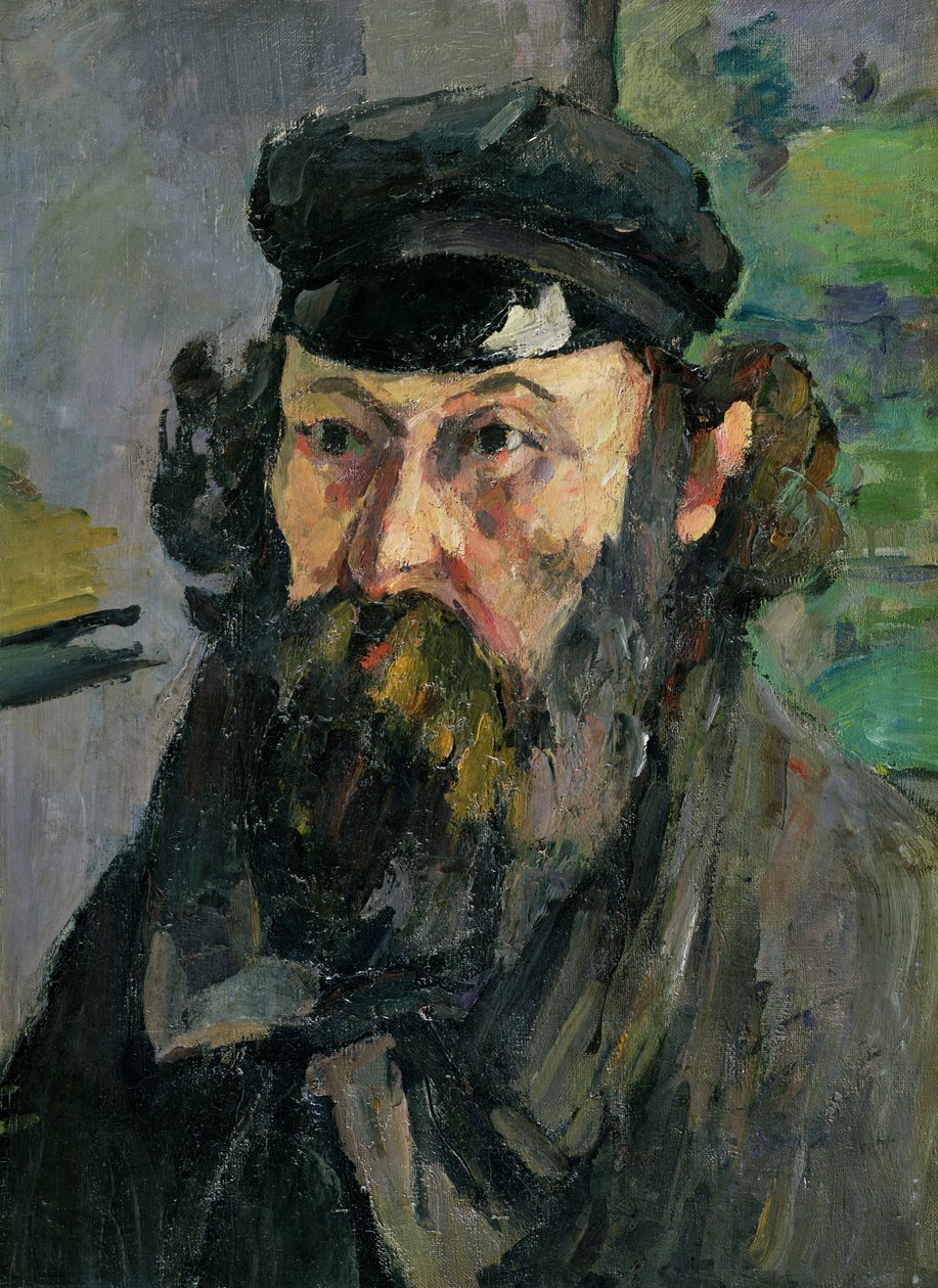 Autoritratto con berretto da Paul Cézanne