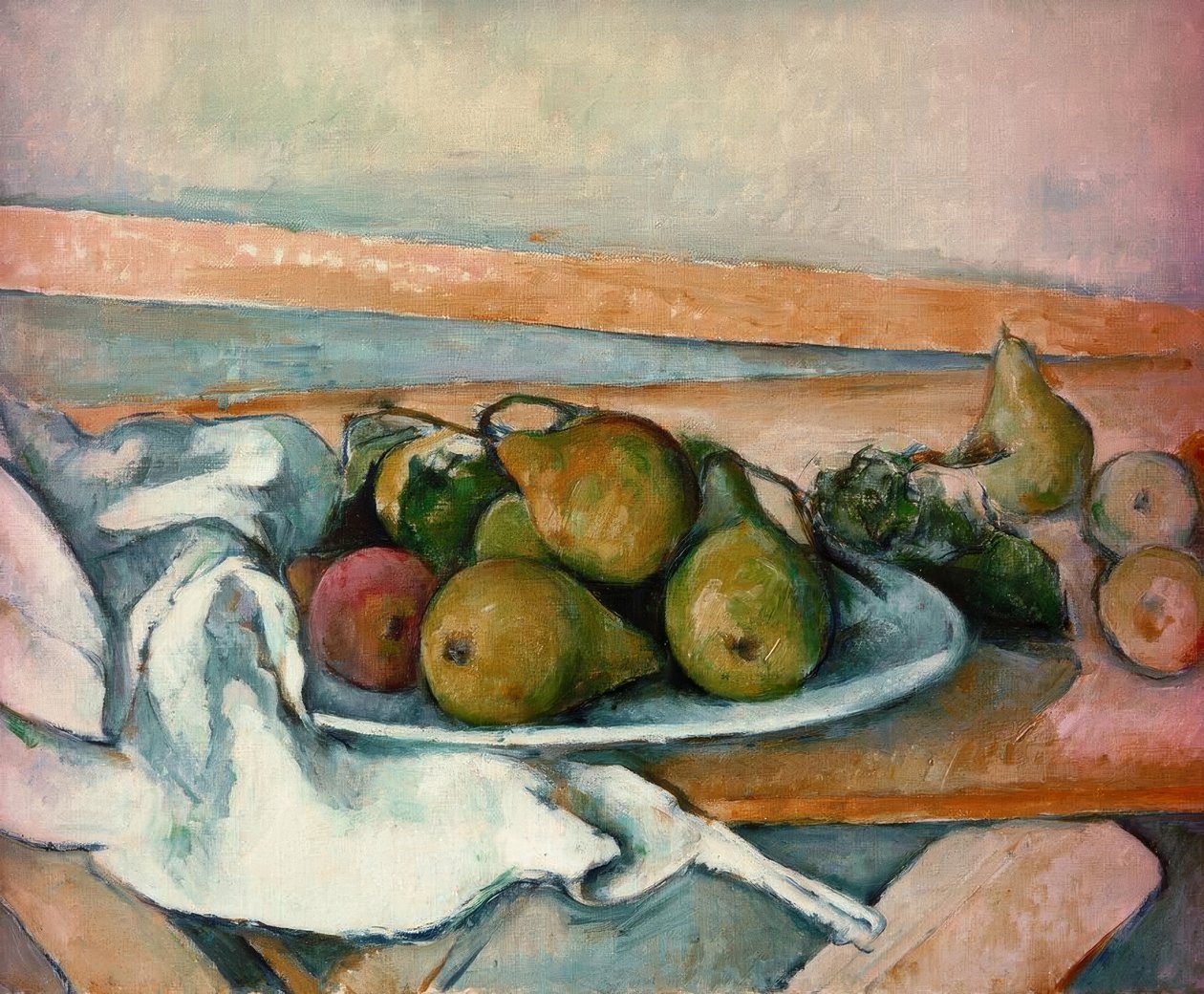 Natura morta con pere da Paul Cézanne