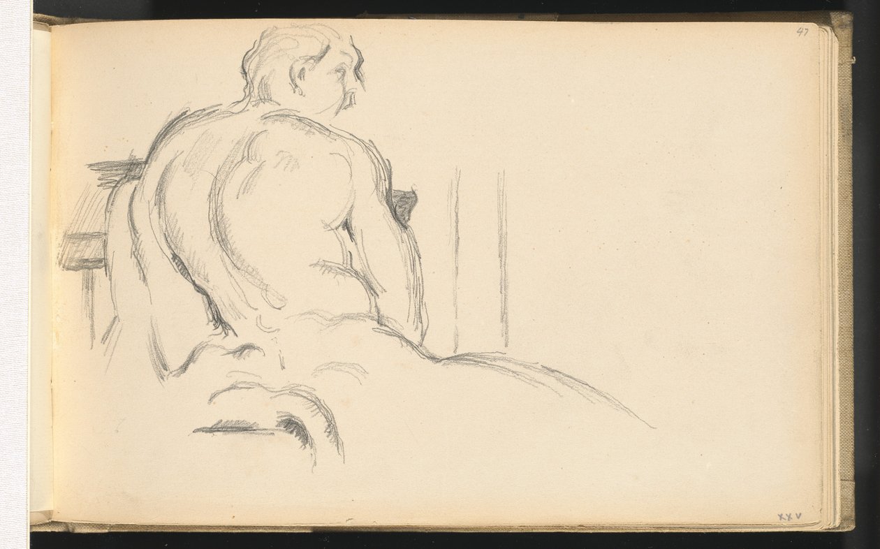 Studio di "Ercole riposante" di Puget da Paul Cézanne
