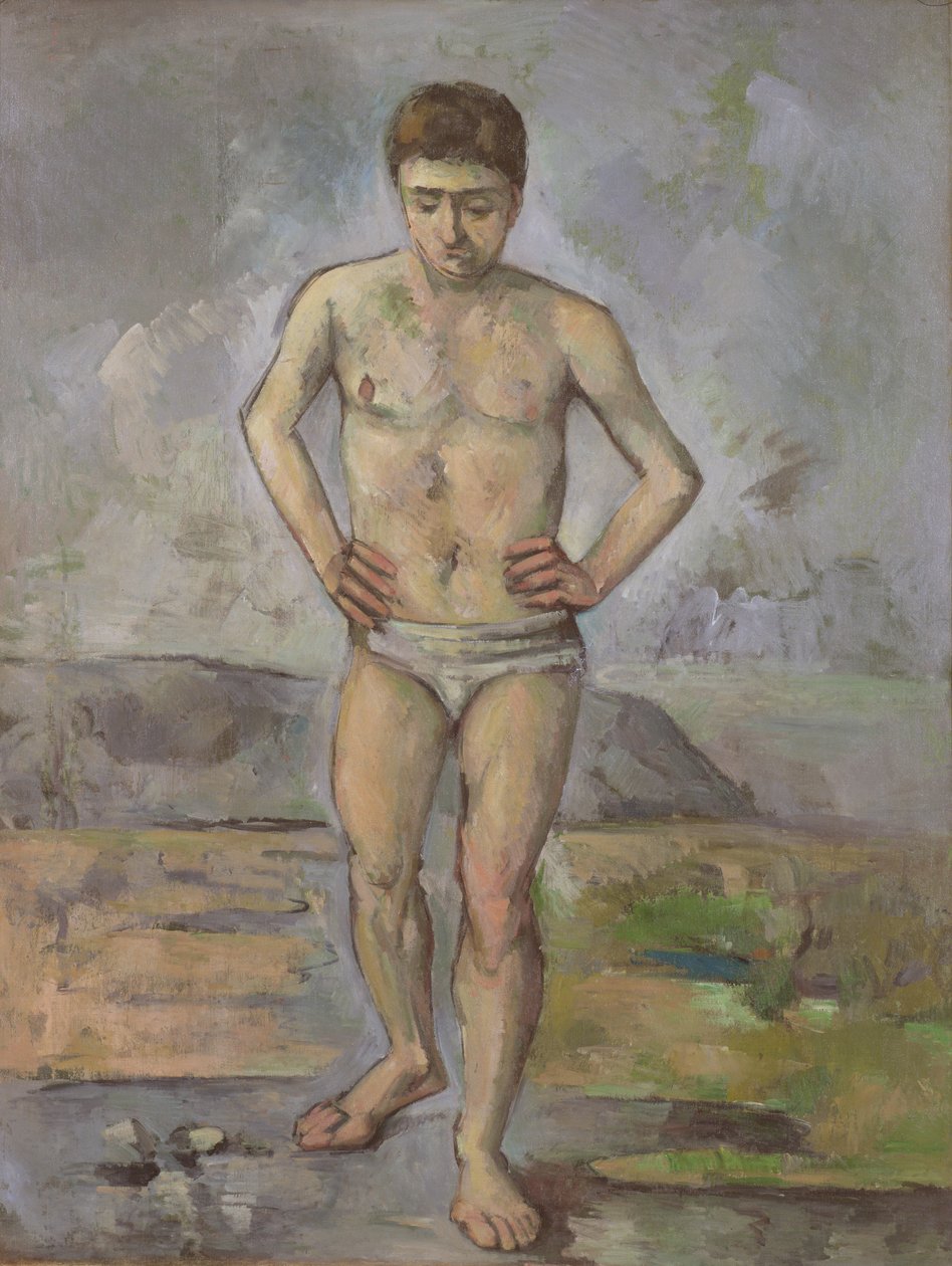 Il bagnante, c.1885 da Paul Cézanne