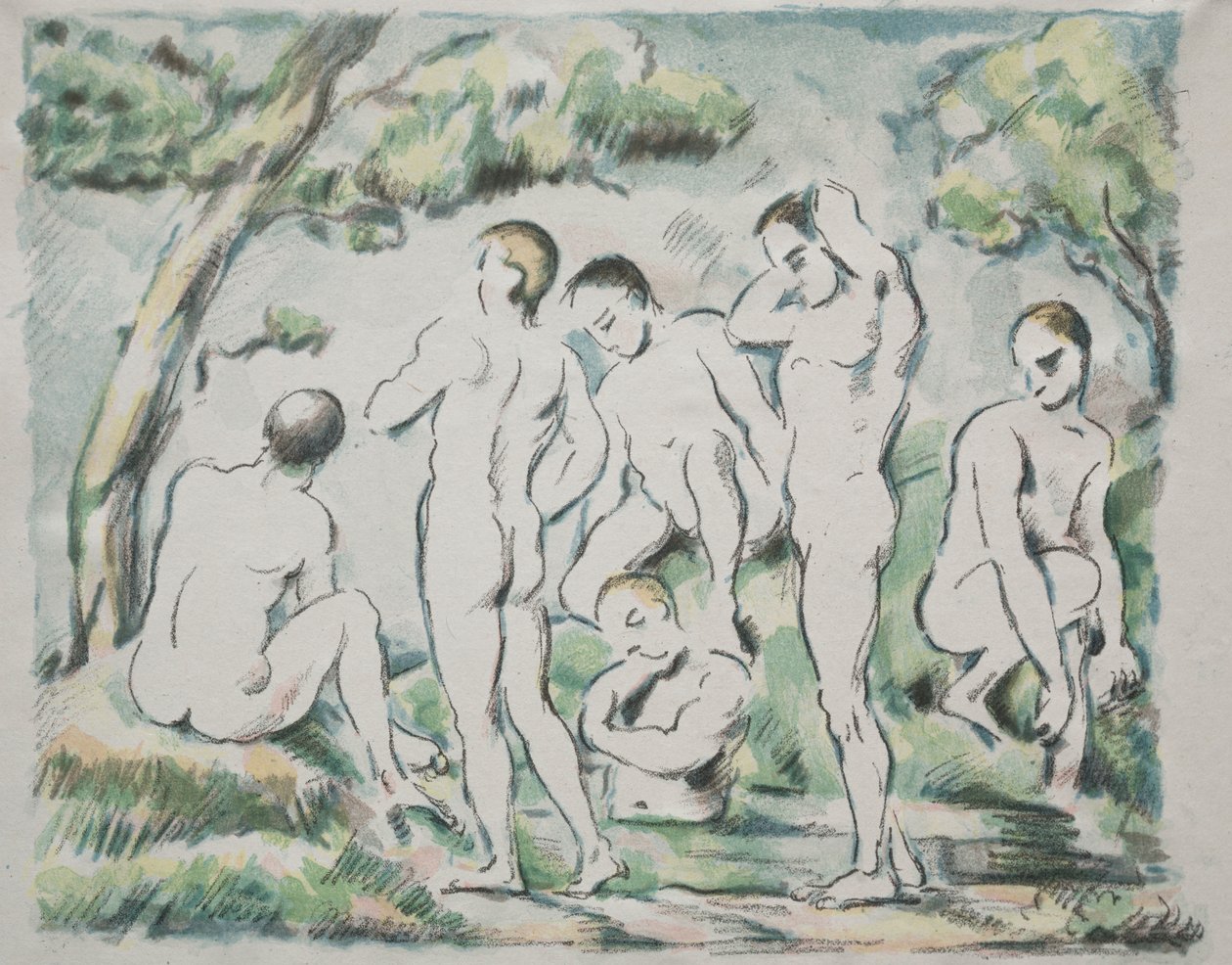 I bagnanti da Paul Cézanne